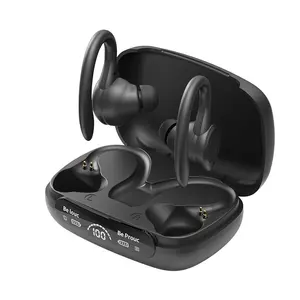 Y7 TWS Bluetooth 5.3 Earhook Earphone Sports Headsets Led Headphone Wireless Earbuds Noise Reduction Microphone HiFi Music