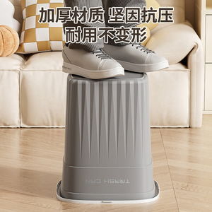 Trash Can Rectangular Big Size Indoor Home Kitchen Living Room Bedroom Toilet Use - Product Image 3