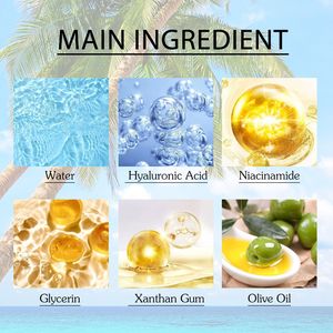 Oem Hàn Quốc CN Khối Bán Buôn 50Ml Spf50 + Axit Hyaluronic Nước Mặt Trời Gel Kem Dưỡng Ẩm Vẻ Đẹp & Chăm Sóc Cá Nhân Mặt Trời Bảo Vệ - Product Image 4