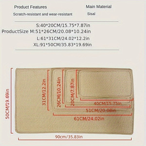 <span class=keywords><strong>Rascador</strong></span> de Sisal Barato para <span class=keywords><strong>Gatos</strong></span>, Protector de Sofá para Mascotas, Tabla Rascadora para Gatitos, Poste <span class=keywords><strong>Rascador</strong></span> para <span class=keywords><strong>Gatos</strong></span>, Protector de Muebles - Product Image 2