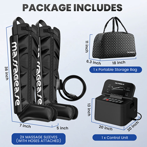 Có thể sạc lại đầy đủ chân điều trị phục hồi khởi động không khí nén chân phục hồi hệ thống cho lưu thông và giảm đau - Product Image 5