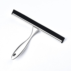 Brosse <span class=keywords><strong>de</strong></span> nettoyage manuelle en acier inoxydable durable pour <span class=keywords><strong>vitres</strong></span> perforées, raclette à fenêtre simple face pour usage domestique et commercial - Product Image 5