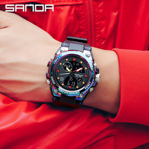 Sanda-Reloj de pulsera para hombre, nuevo producto de tendencia, <span class=keywords><strong>Sinfonía</strong></span>, fuerzas especiales, luminoso, resistente al agua, 6008.739 - Product Image 5
