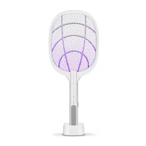 New Manufactured LED Light Insect Zapper Rechargeable Fly Swatter Kills Mosquitoes
