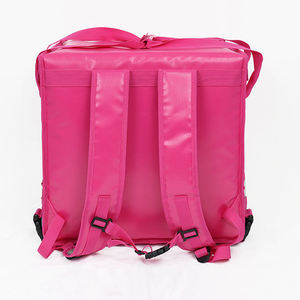 Borsa Termica Personalizzata per Pranzo, Impermeabile, Bianca, con Marchio, Borsa a Tracolla Rigida per Consegne - Product Image 3