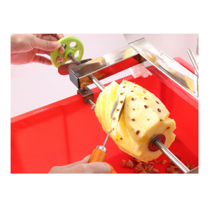 Machine à éplucher les ananas en acier inoxydable à longue durée de vie, machine à éplucher commerciale - Product Image 4