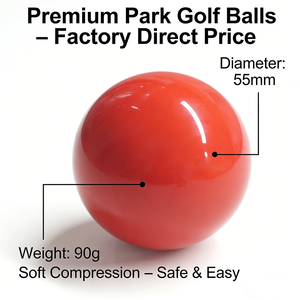 Balles de golf de parc colorées de 60 mm, haute résilience, en résine synthétique, accessoires de golf de parc pour l'entraînement - Logo personnalisé, prix d'usine - Product Image 2