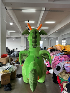 Disfraz Inflable de Dinosaurio Verde para Adultos Unisex, Disfraz de Animal para <span class=keywords><strong>Halloween</strong></span>/Carnaval de Pascua - Product Image 3
