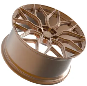 for luxury car Hot Sale Brushed Red Bronze 16 17 18 19 20 21 22 23 24 Inch Custom Alloy Customized forged Wheels