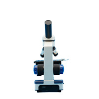 C-23 Student Science Microscope with Double-Layer Mechanical Platform LED Light Source Monocular Microscope