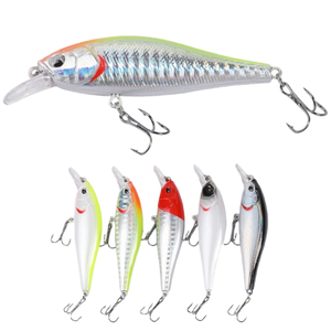 Leurre flottant SNEDA 8cm 8g, crankbait dur à longue portée, leurre de surface pour la pêche au bar et à la truite, leurre de pêche artificiel multicolore - Product Image 1
