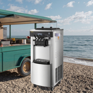 Vevor bán chạy nhất tự động mềm phục vụ Máy làm kem mô hình sàn Bánh Sữa chua sô cô la sữa nước kem cứng mới sử dụng - Product Image 5