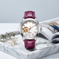 Maßgefertigte OEM Herren Automatik-Mechanische Uhr Legierungsgehäuse Wasserdicht 3ATM Japanisches Uhrwerk 18mm 34mm Zifferblatt Business Großhandel Fabrik