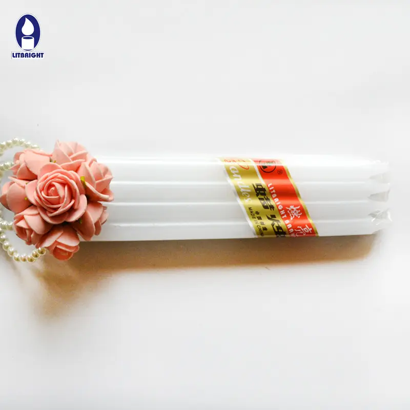 10-90g cheap white household lighting candle for decoration