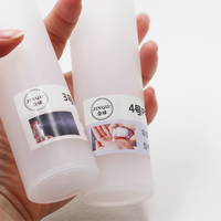 Flacon pulvérisateur vide blanc de 80 ml rechargeable avec pompe à brume fine pour savon liquide, parfum, cosmétiques