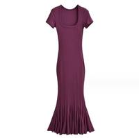Schulterfreies Trägerloses Langes Kleid aus Satin für Partys und Abendveranstaltungen Elegante Kleider mit Stil