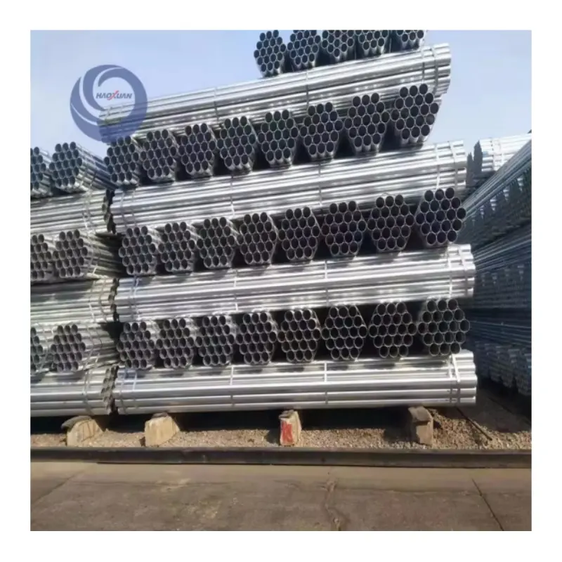 High Quality 15Mm Hot Dipped Gi Round Steel Tubing Pre Galvanized Steel Tube Pipe Hot Dip Galvanized Round Steel Pipe