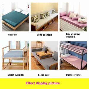 Sur mesure 50D haute densité éponge canapé <span class=keywords><strong>coussin</strong></span> épaissi <span class=keywords><strong>dur</strong></span> acajou baie vitrée <span class=keywords><strong>coussin</strong></span> pliable en bois massif mousse matelas - Product Image 3