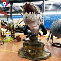 Figura Animatrónica Realista de Dunkleosteus, Modelo de Pez Blindado Prehistórico para Parque Temático