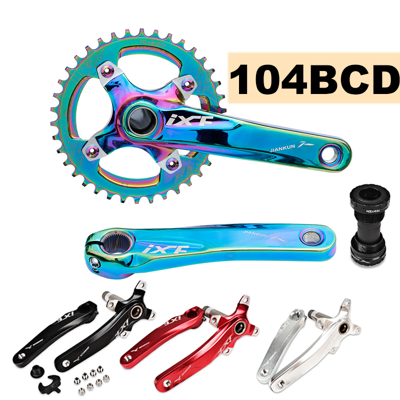 Детали для горного велосипеда, набор кривошипов 104 BCD IXF, CNC Arm MTB/дорожный Кривошип с BB, Аксессуары для велосипеда, Кривошип C