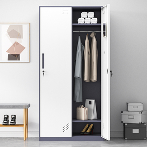 Armoire de rangement économique pour salle de sport à domicile, armoire de bureau, armoire métallique à une seule porte - Product Image 2