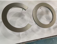 Letras de Metal fabricadas en 3D personalizadas YIJIAO letra de señal de canal de Metal de espejo plateado para negocios