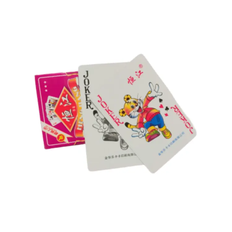Sıcak satış en kaliteli özelleştirilmiş kağıt iskambil kartları parti oyunu kurcalamak kart temizle renkli baskı poker kartı
