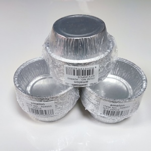 Contenedor Redondo Desechable de 5 Pulgadas, Apto para Horno, Apilable, de 350 ml, para Pan, Pastel, Repostería, Contenedor de Alimentos de Papel de Aluminio - Product Image 4