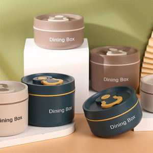 Dining <b>Box</b> 304 Stainless Steel <b>Lunch</b> <b>Box</b> Sealed Portable With Handle And Spoon For Office Workers And Students - Product Image 2