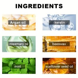 Coffret de soins capillaires à l'huile d'argan marocaine shampooing nourrissant après-shampoing spray anti-frisottis kératine bio hydratant cheveux rafraîchissants - Product Image 5