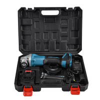 Meuleuse d'angle sans fil professionnelle industrielle sans balais 10 mm avec batterie 800 W pour le conditionnement de surface DIY 10000 tr/min