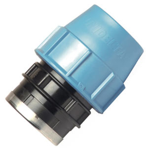 Raccord de douille en plastique femelle Surface lisse basse pression PN16 verre de vue pour la connexion d'eau 25X1/2 modèle droit soudé - Product Image 3