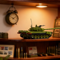 T-90A russe char de combat principal véhicule échelle assemblage modèle décor à la maison Collection cadeau réservoir blocs de construction cadeau adulte
