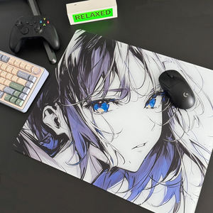 Hochwertiges, individuelles DIY-Glas-Mauspad, bedrucktes AG-Hartglas-Mauspad für Gaming, glatt und mit Logo-Artwork bedruckt, personalisiert - Product Image 1