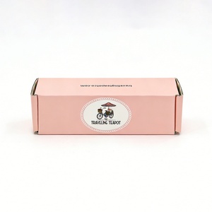 Caja de Cartón Corrugado Plegable con Diseño Personalizado Reciclable, Caja de Embalaje para Envíos, Caja de Regalo de Cartón para Alimentos, Bolsas de Té - Product Image 4