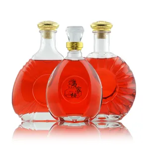 750 ml 500ml liquore personalizzato bottiglia di vetro bottiglia di vetro liquore