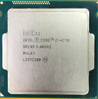 I7 4770k ordinateur cpu pour ordinateur de bureau utilisé processeurs d'origine i7 4 th quad-core LGA1150 3.5GHz i7 4770k 4790k