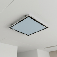 Panneau LED plat 40W ultra fin, luminaire mural moderne, 125lm/W, panneau lumineux LED