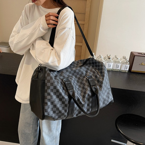Sac de voyage de luxe imperméable en cuir PU souple grande capacité avec fermeture éclair, sac de sport multifonctionnel et tendance pour l'extérieur – Offre Spéciale - Product Image 2