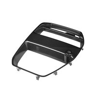 Grille en fibre de carbone pure style V pour BMW G80 G82 G83 M3 M4 2021+ Remplacement de la grille centrale avant Grilles de pare-chocs avant de voiture