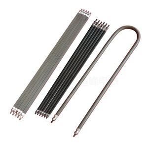 Calentador de aire eléctrico industrial al por mayor, calentador tubular tipo WW formado con elemento calefactor acanalado para calentar el horno - Product Image 2