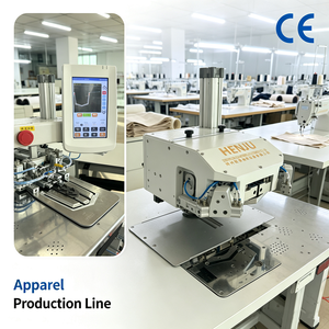 Machines à coudre industrielles entièrement automatiques pour poches, grandes machines à coudre industrielles pour poches de vêtements - Product Image 6