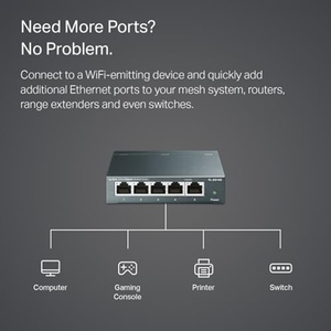 Switch de bureau TP-Link 5 ports 10/100/1000 Gbps TL-SG105 - Product Image 3