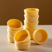 Coquilles de tarte aux œufs fraîches au chocolat cuites de Chine, 2,1 kg, certifiées Halal, vente en gros d'usine, haute qualité, emballage sous vide