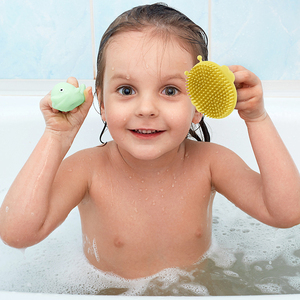 Cepillo de baño de silicona para bebé, artículo de cuidado infantil para recién nacidos - Product Image 5