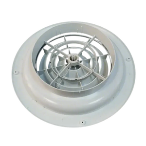 Couvercle d'évent de plafond en PVC de conception industrielle moderne Sortie de soupape à disque AC ronde à prix d'usine - Product Image 6