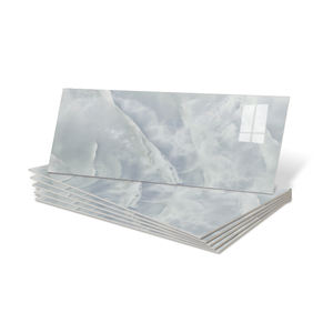 Pannello Murale Effetto Marmo <span class=keywords><strong>in</strong></span> <span class=keywords><strong>PVC</strong></span> e Schiuma XPE Peel & Stick Autoadesivo Lucido - Product Image 2