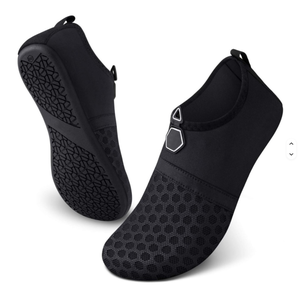 Zapatos de Agua de Secado Rápido, Calcetines Acuáticos, Antideslizantes para Playa, Piscina, Natación, Río, Yoga, Lago, Surf, para Mujer y Hombre, Negros - Product Image 1