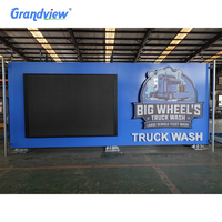 Pantalla LED Publicitaria para Exteriores, Programable, Impermeable, a Todo Color, RGB, P8/P10, Letrero Tipo Pylon