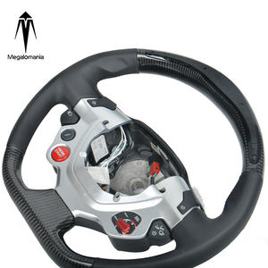 Volante de Carreras Personalizado de Fibra de Carbono y Alcántara para <span class=keywords><strong>Ferrari</strong></span> 458 488 599 California <span class=keywords><strong>F430</strong></span> F12 GTC4LUSSO Convertible - Product Image 3